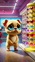 Cute Dog s Shopping Trip for Glasses! 👓🐶 Family Dance Party Ensues! #FrenchBulldog #CuteDog #cute