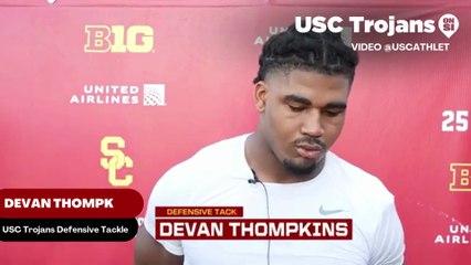 USC Trojans Devan Thompkins discusses being a leader