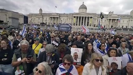 Thousands gather in London to mark two-year October 7 anniversary