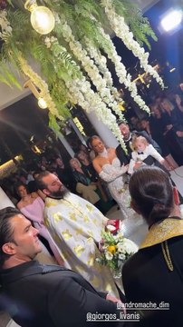 Η βάπτιση του γιου της Ανδρομάχης και του Γιώργου Λιβάνη