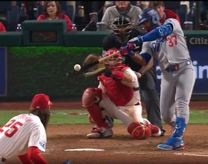 Teoscar Hernández le dio la victoria a Dodgers