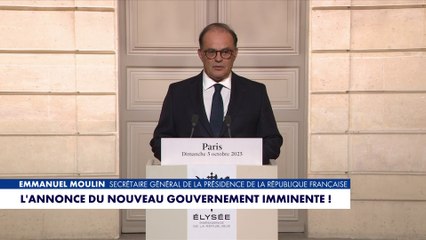 L'annonce du gouvernement par Emmanuel Moulin en direct sur CNEWS