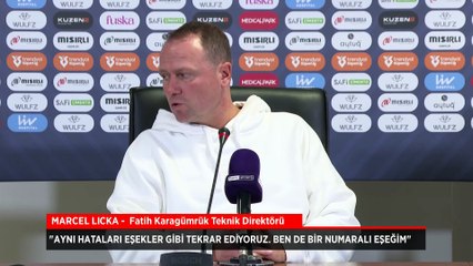 Marcel Licka'dan olay yaratan maç sonu açıklaması: 1 numaralı eşek benim