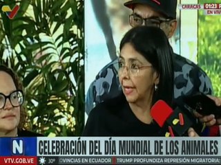 Vpdta. Delcy Rodríguez: Venezuela suma esfuerzos por los derechos de la naturaleza