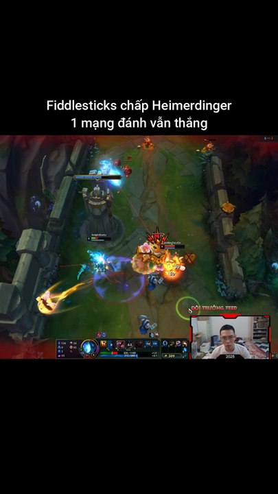 Fiddlesticks chấp Heimerdinger 1 mạng đánh vẫn thắng #fiddlesticks #heimedinger #lienminhhuyenthoai #leagueoflegends #knightriseky