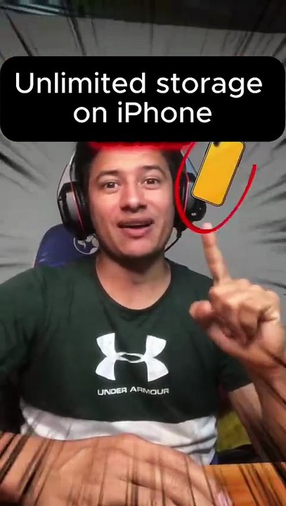 Unlimited storage on iPhone
