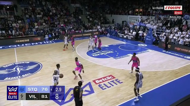 L’Asvel s’en sort à Saint-Quentin et reste invaincue en Betclic Élite - Basket - Betclic Élite
