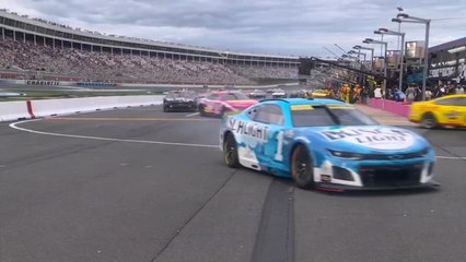 NASCAR Cup 2025 Charlotte Roval Chastain Wrong Way Out Pit