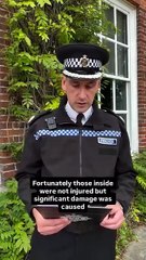 Video: Sussex Police Assistant Chief Constable in video appeal after arson attack at mosque