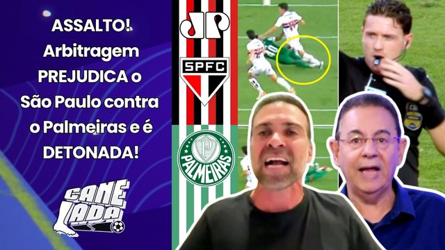 É UMA VERGONHA!!! FECHEM A CBF!!! O que a ARBITRAGEM fez com o São Paulo contra o Palmeiras foi...