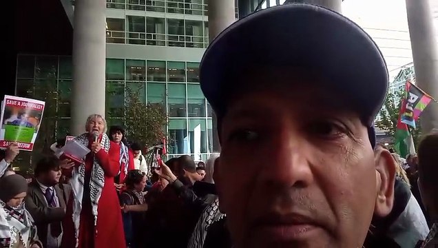 Massive Pro-Palestine demonstration in The Hague Dutch police arrest scores of protesters no justice, no peace.”