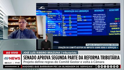 Reforma Tributária: Senado aprova segunda parte do projeto que define regras