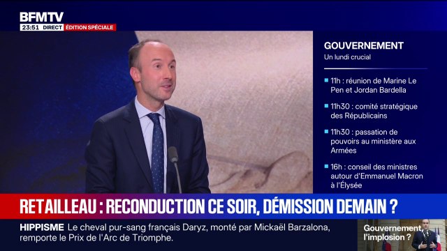 Gouvernement de Sébastien Lecornu: Bruno Retailleau convoquera le comité stratégique des Républicains ce lundi matin