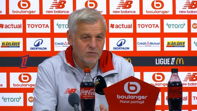 Genesio n’a « pas apprécié le match » contre le PSG - Foot - Ligue 1 - Lille