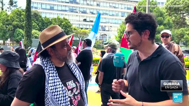 Manifestaciones propalestinas en Guatemala exigen a Arévalo tomar posición