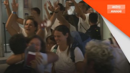 Aktivis Flotilla Gaza tiba di Madrid selepas ditahan Israel