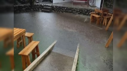 Fuertes lluvias en Boquete provocan afectaciones en comercios y residencias