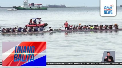 26 teams, nagtagisan ng galing sa 3rd leg ng 2025 PDBF PHL Dragon Boat Regatta | Unang Balita