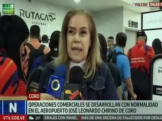 Falcón | Aeropuerto José Leonardo Chirinos de Coro reactiva operaciones comerciales con normalidad
