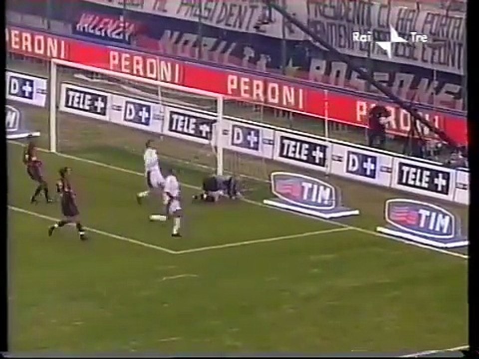 AC Milan vs Bologna 3-3 (Serie A 2001.02.17)