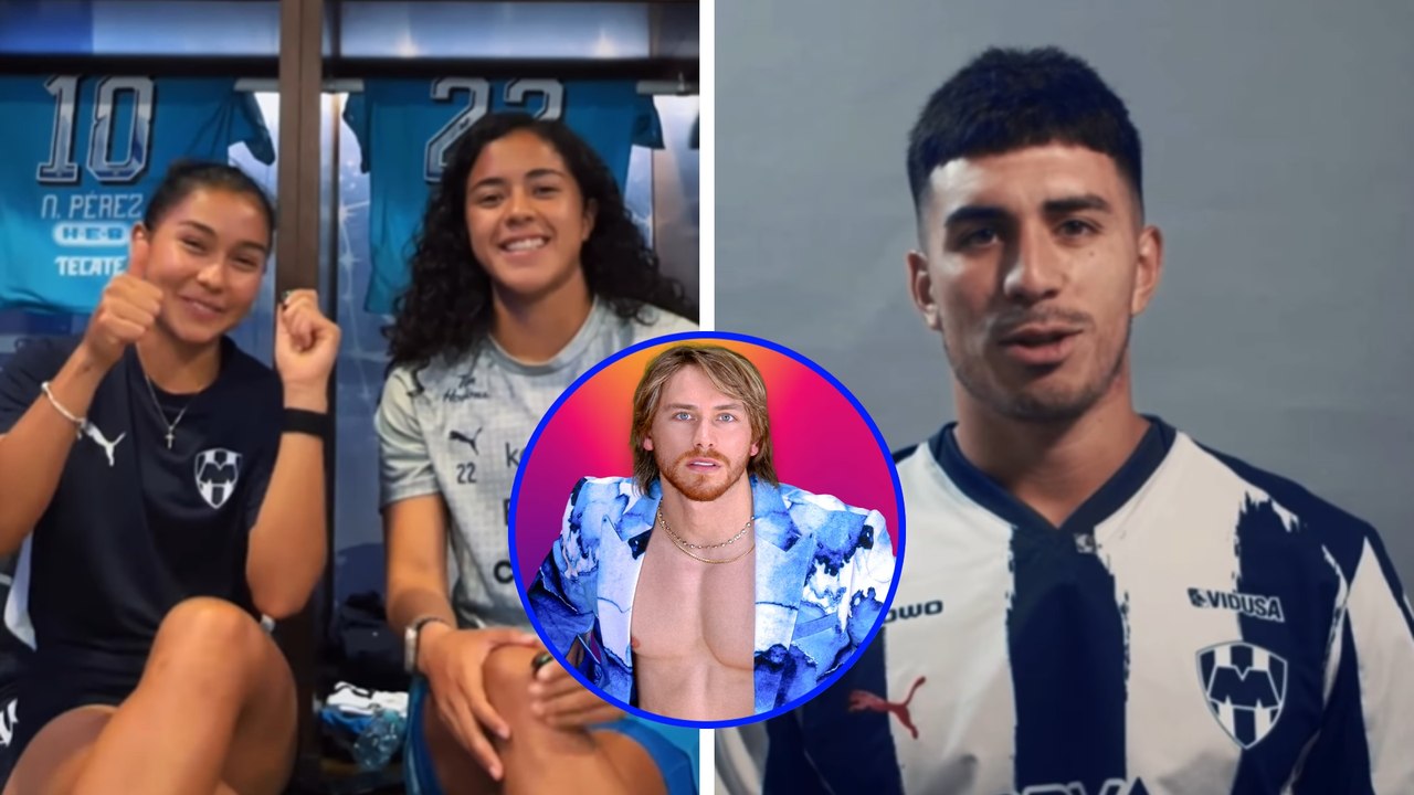 Jugadores de Rayados y Rayadas muestran apoyo a Aldo De Nigris para la gran final de La Casa de los Famosos