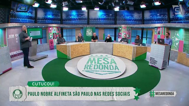 Paulo Nobre e Vitor Roque: veja as provocações do Palmeiras nas redes sociais