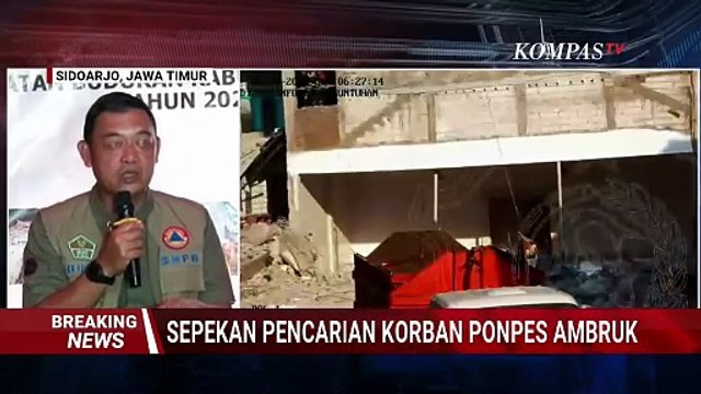 BNPB Update Evakuasi Korban Ponpes Ambruk per 6 Oktober 2025 di Sidoarjo: 7 Jenazah Ditemukan