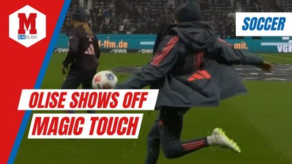 Michael Olise shows his magic touch before a Bayern Munich game