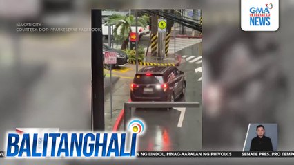 Lisensya ng driver ng MPV na may bawal na blinking lights suspendido nang 90 araw; rehistradong may-ari, pinagpapaliwanag | Balitanghali