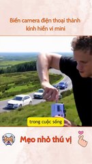 Biến camera điện thoại thành kính hiển vi mini