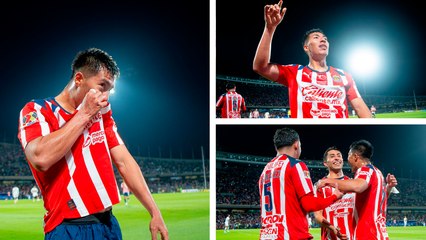 ¡Locura rojiblanca! Gol de Daniel Aguirre en el último minuto da el triunfo a Chivas sobre Pumas