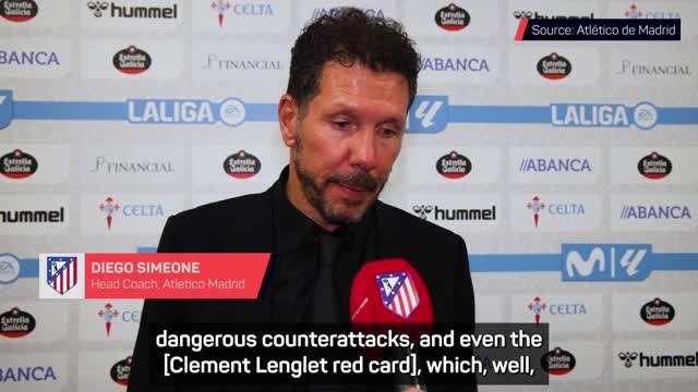 'Another game started' after red card - Simeone and Koke reflect on Atleti draw