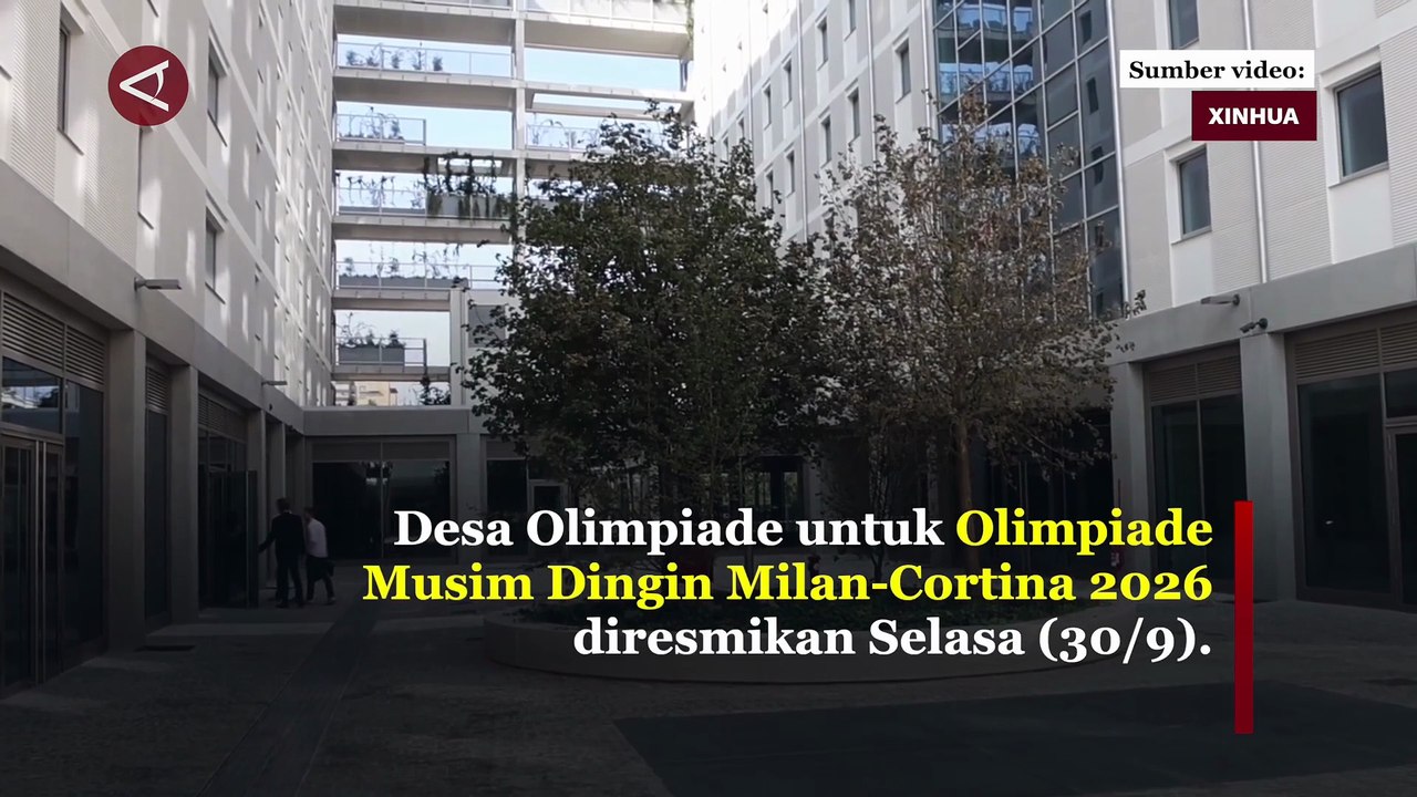 Begini Tampilan Desa Olimpiade Milan