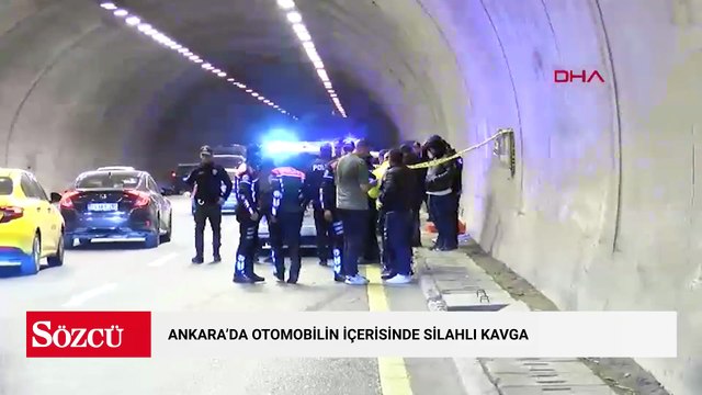 Ankara’da otomobilin içerisinde silahlı kavga: 1 ölü, 1 yaralı