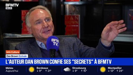 "Je commence à écrire à 4h du matin": de retour avec "Le secret des secrets", Dan Brown livre à BFMTV ses propres confidences d'auteur à succès