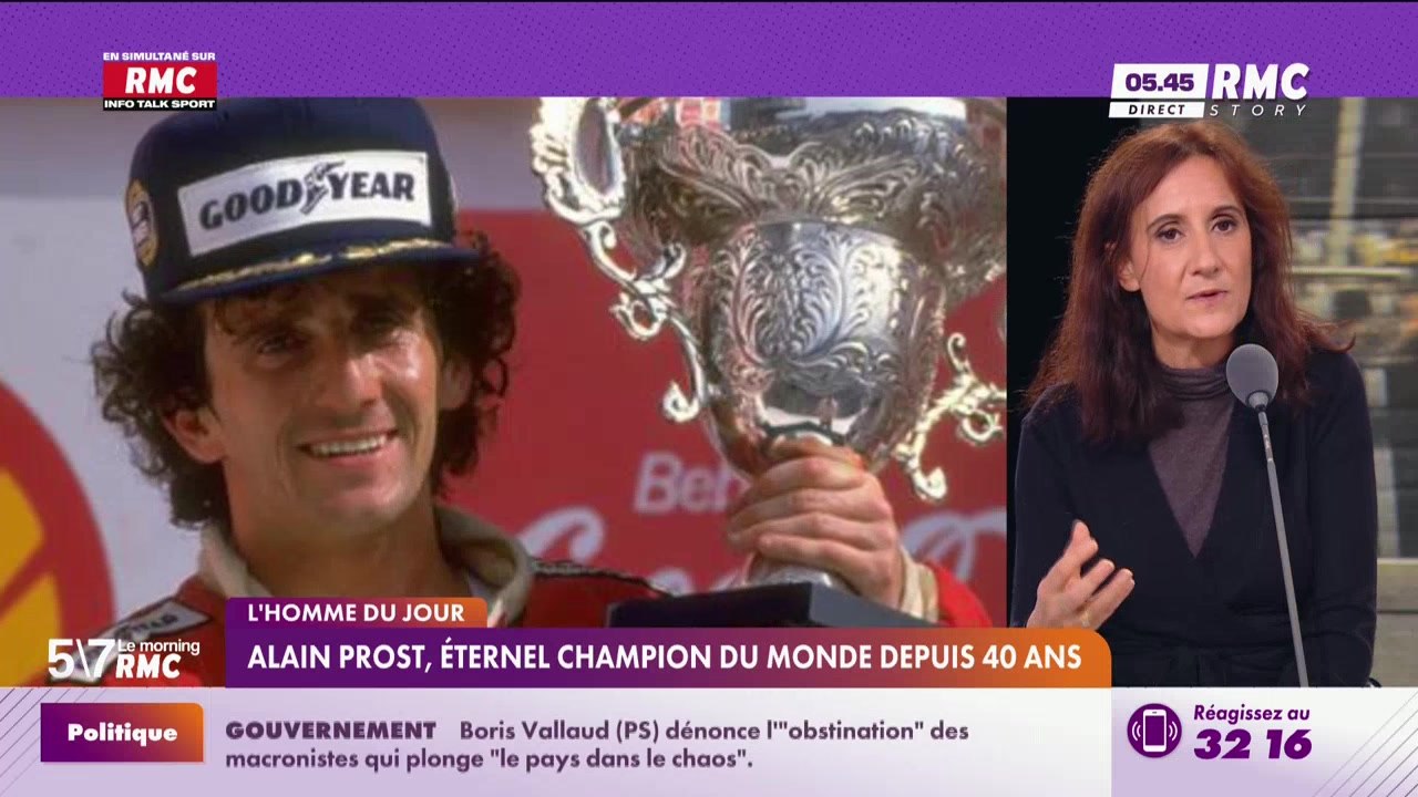 Le Portrait de Virginie Phulpin : Alain Prost, éternel champion du monde depuis 40 ans - 06/10