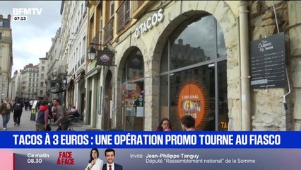 Des débordements autour de l'opération "Tacos à 3 euros" de l'enseigne O'Tacos