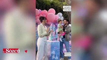 Murat Yıldırım ile Iman Elbani'nin kızları Miray 3 yaşında