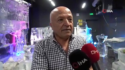 Türkiye’nin tek buz müzesi ilgi odağı