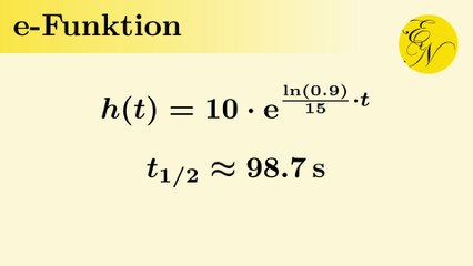 E-Funktion & Bierschaumzerfall erklärt – Einfach & Verständlich 🍺