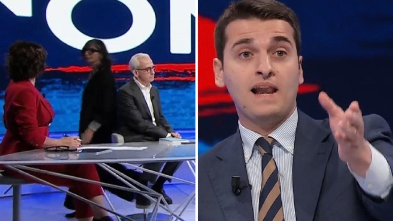 Giubilei cita Segre: «D'accordo con lei sul genocidio». E Francesca Albanese si alza e lascia lo studio di «In onda»