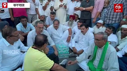 करनाल अनाज मंडी पहुंचे अजय चौटाला, बोले- "हरियाणा में जंगलराज, MSP के नाम पर हो रही लूट"