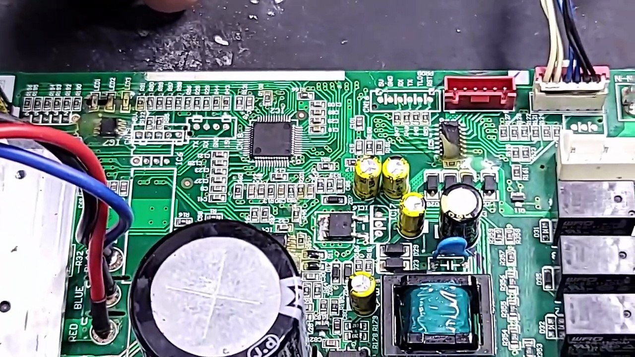 Dawlance PEL Dc inverter ac F1 error code outdoor pcb Dc inverter ac ...