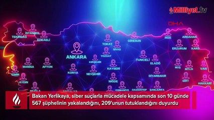 37 ilde siber suçlarla mücadelede 567 şüpheli yakalandı