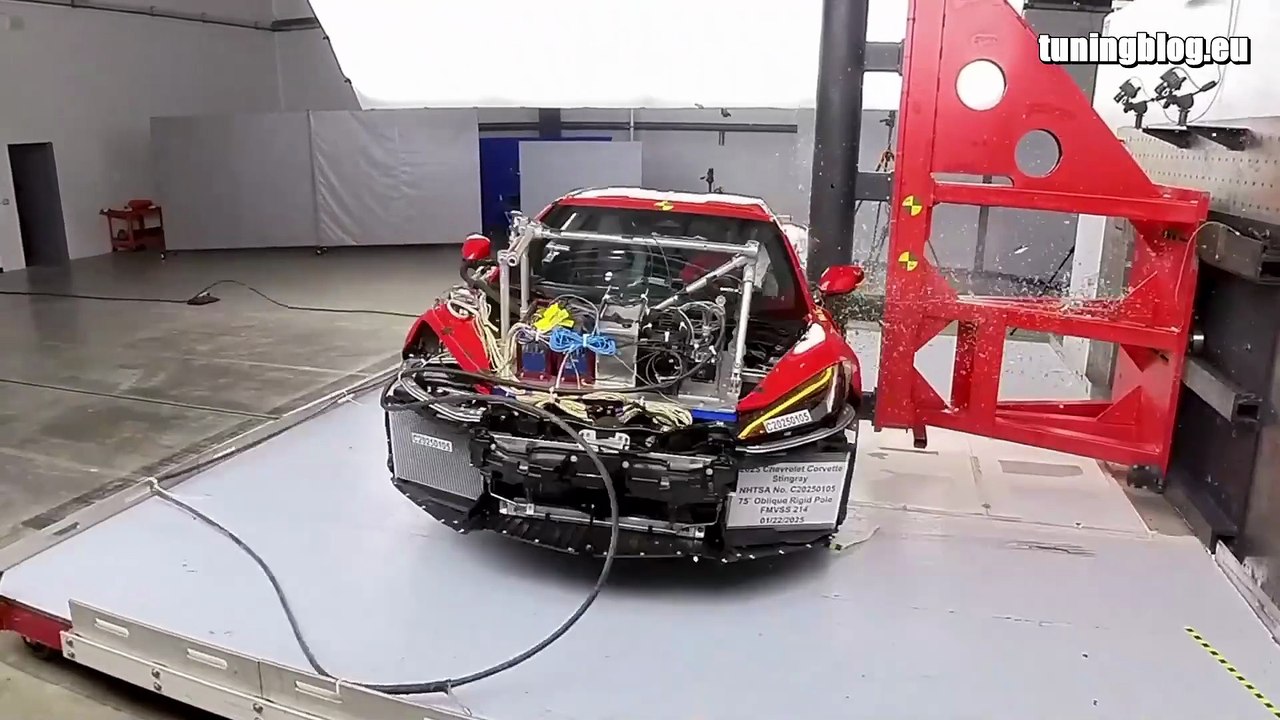 Wie sicher ist die neue Corvette? Crashtest-Analyse der 2024er Chevrolet Corvette
