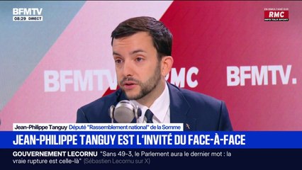 Jean-Philippe Tanguy (RN) estime que la censure du gouvernement Lecornu par le Rassemblement national est une "évidence"