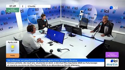 Eric Sinké, infirmier en psychiatrie, de retour d'Ukraine