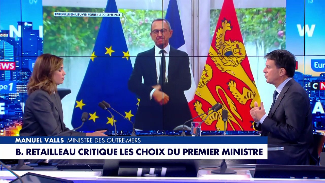 Colère de Bruno Retailleau : «Il serait étrange qu'il participe à la destruction des institutions», souligne Manuel Valls