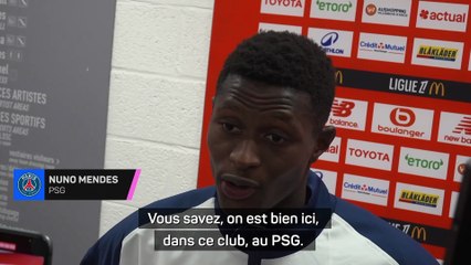 Nuno Mendes : "Les blessés vont prendre le temps de revenir"