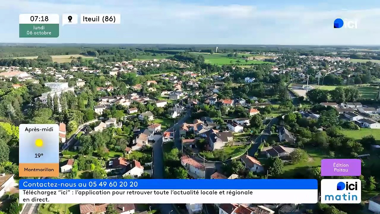 06/10/2025 - ici matin par ici Poitou en vidéo